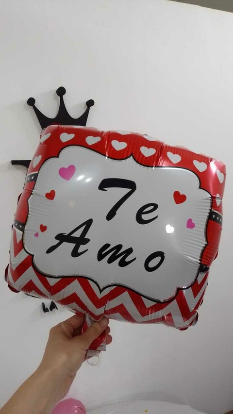 RECTANGULAR 18" TE AMO Cod. 44 x1 U