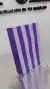 Imagen de BOLSA RAYAS VIOLETA DE PAPEL CON MANIJA