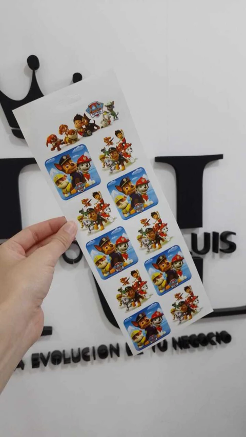 PAW PATROL STICKERS TROQUELADOS - comprar online