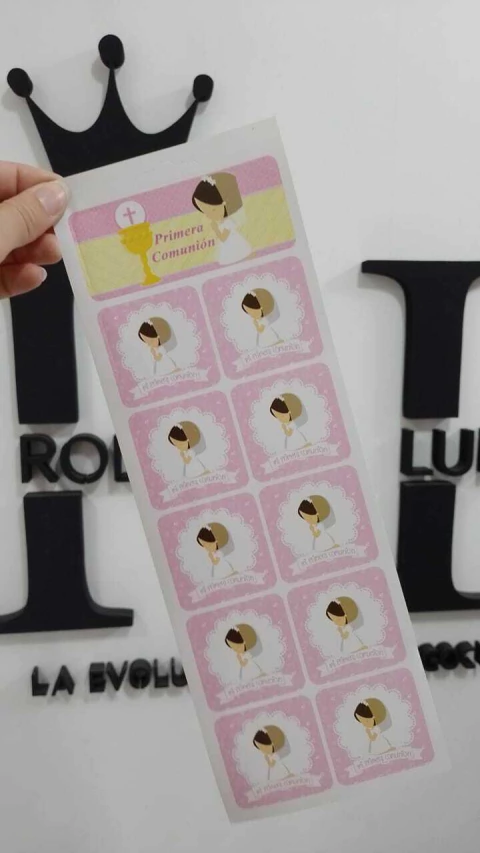 COMUNION STICKERS TROQUELADOS - comprar online