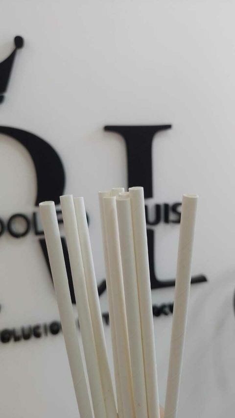 cod. 1 SORBETE Nº8 BLANCO LISO x25 U