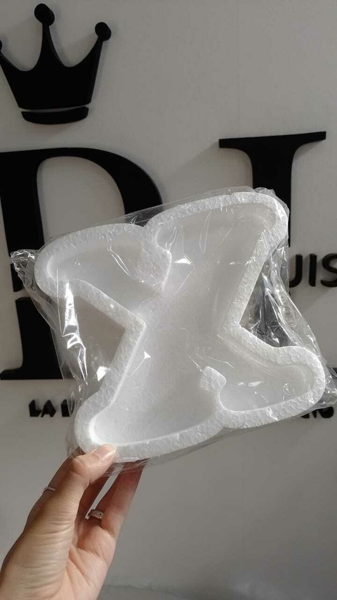 CARAMELERA LETRAS DE TELGOPOR x1 U