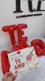 JUEGO TE AMO 16" ROJO - comprar online