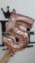 Imagen de GLOBO NUMERO 16" ROSE GOLD CLARO
