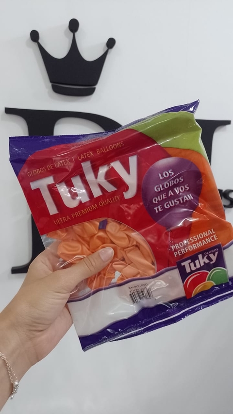 GLOBO 5" PERLADO SALMON x50 U - comprar online