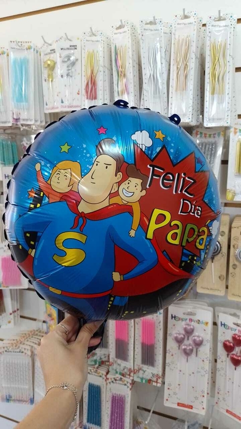 GLOBO REDONDO 18" SUPER PAPA x1 U - comprar online