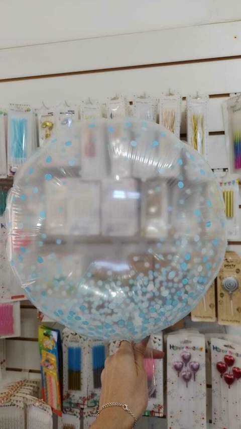 GLOBO REDONDO 18" CELESTE ESTAMPADO x1 U - comprar online