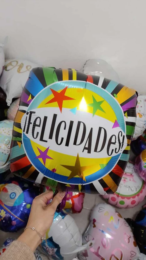 GLOBO RECTANGULAR 18" FELICIDADES x1 U - comprar online