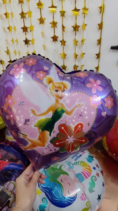 CAMPANITA REDONDO 18" PERSONAJES x1 U - comprar online