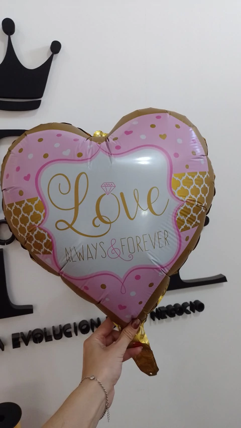 GLOBO CORAZON LOVE 18" Cod. 504 x1 U - comprar online