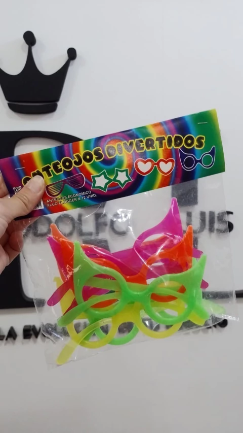 ANTEOJO PLASTICO FLUO x1 U - comprar online