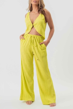 BLUSA FLUIDA LUNA VERDE TUART - comprar online