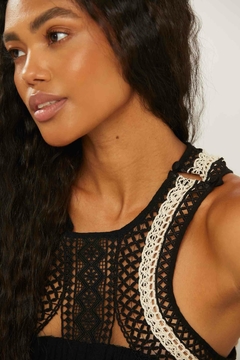 VESTIDO FLUIDO TANAH PRETO OTHER GIRLS na internet
