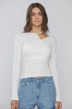 BLUSA MALHA CANYON OFF WHITE OTHER GIRLS