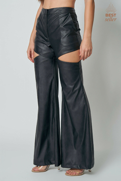 CALÇA LEATHER ZELIE PRETA OTHER GIRLS - comprar online