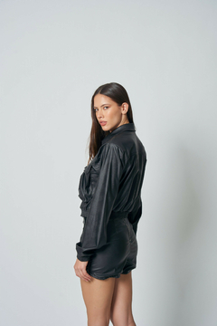 SHORT LEATHER ZELIE PRETO OTHER GIRLS na internet