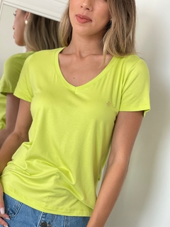CAMISETA ARETA PRIMAVERA VERDE FLORINDA