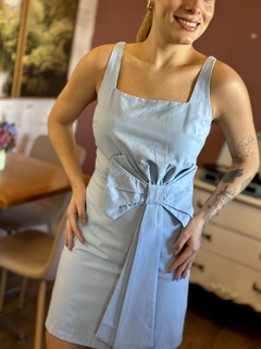 VESTIDO LAÇO ARIEL AZUL na internet