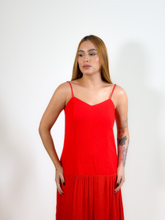 VESTIDO LUMA VERMELHO - Maria Bunita Brand