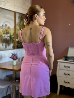 VESTIDO LAÇO ARIEL ROSA - loja online