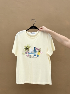 TEE MIAMI AMARELA