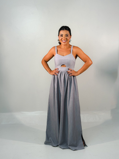 VESTIDO ALFAIATARIA RISCA DE GIZ - loja online