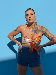 MICRO SHORT HOT PANTS LAVAGEM MÉDIA BE FREE - Maria Bunita Brand