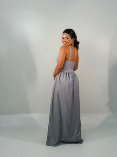 Imagem do VESTIDO ALFAIATARIA RISCA DE GIZ