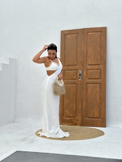 VESTIDO FLUIDO SOUNDWAVES OFF WHITE OTHER GIRLS - comprar online