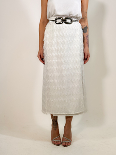 SAIA MIDI AGATA OFF WHITE na internet
