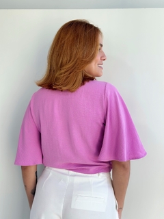 CAMISA TÂNIA ROSA - loja online