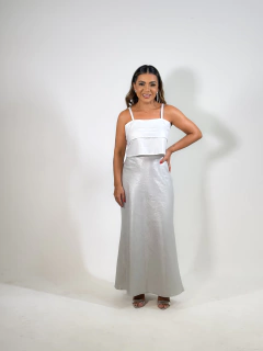 CROPPED LIGIA SHINE OFF WHITE na internet
