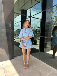 SHORT SAIA AURORA AZUL - loja online