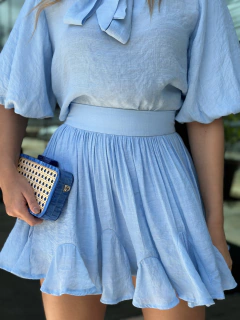 SHORT SAIA AURORA AZUL - comprar online