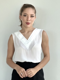 BLUSA REGATA LIS OFF WHITE