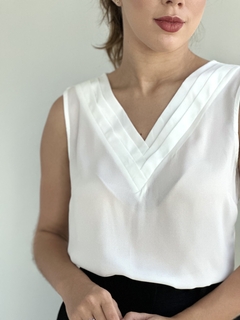 BLUSA REGATA LIS OFF WHITE - comprar online