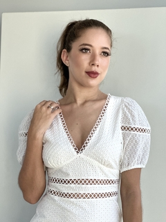 VESTIDO LONGO LAISE NAYANE OFF WHITE