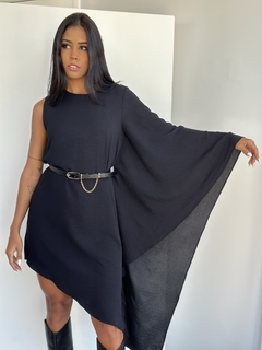 VESTIDO MIDI PARIS PRETO - comprar online