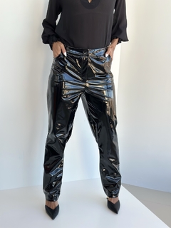 CALÇA NEW YORK VINIL PRETA