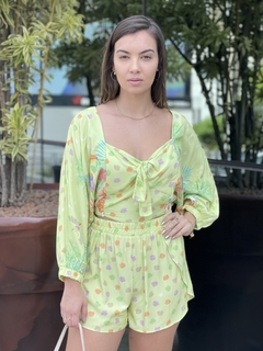 SHORT LUAR VERDE FLORINDA - comprar online