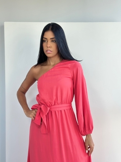 VESTIDO UM OMBRO ROBERTA CORAL - comprar online