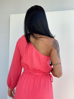 VESTIDO UM OMBRO ROBERTA CORAL - loja online