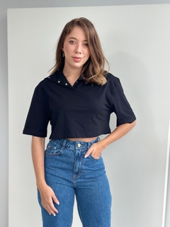 BLUSA ELIATRIZ PRETA SALGUNAMU