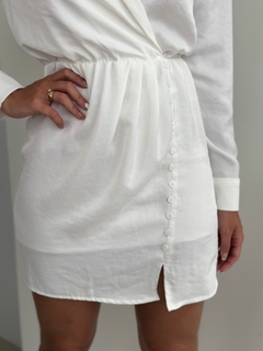 VESTIDO CURTO BROOKLIN OFF WHITE - Maria Bunita Brand