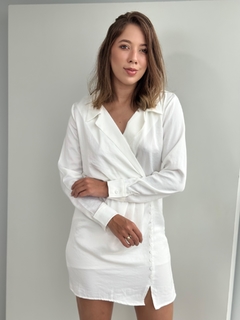 Imagem do VESTIDO CURTO BROOKLIN OFF WHITE