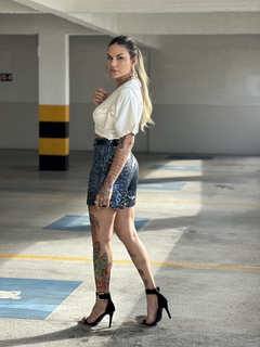 SHORT PAETÊ DOMINIQUE PRETO - Maria Bunita Brand