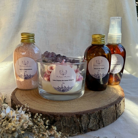 * Caixa Mágica Magnetique (vela, sais de banho, sérum, spray) - Mariana Leticia