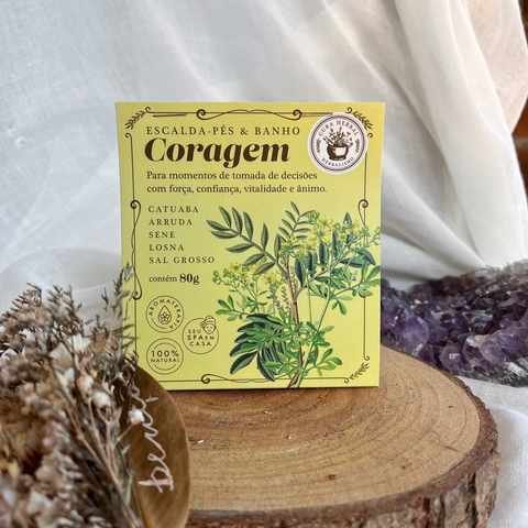 Escalda-Pés e Banho de Coragem Sachê 80gr - Cura Herbal