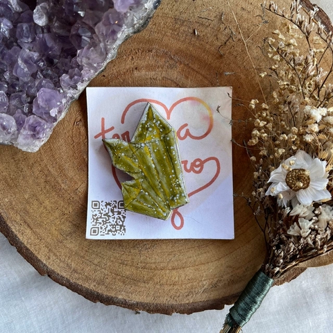 * Broche de Ceramica - Terapia Barro