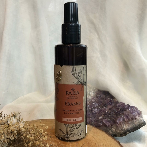Aromatizador de Ambientes Ébano 200ml - Raisa Cosmética Natural